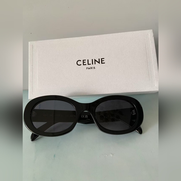 Celine Triomphe 01 sunglasses Black - Picture 1 of 8